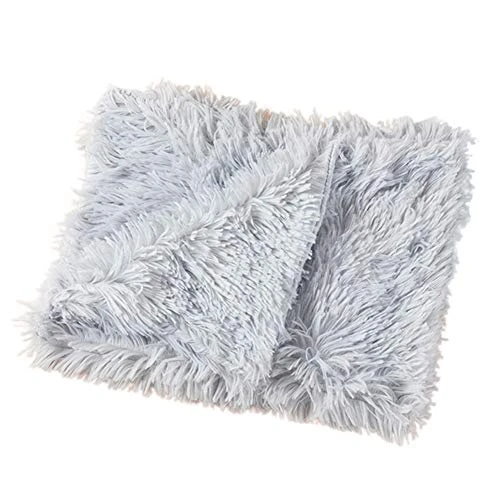 SONGBIRDTH Pet Bed,Winter Warm Small/Medium Puppy Cats Dogs Carpet Fluffy Plush Pet Soft Blanket,Breathable Cotton Blend,Removable Easy To Clean Light Grey M 1 SONGBIRDTH Pet Bed,Winter Warm Small/Medium Puppy Cats Dogs Carpet Fluffy Plush Pet Soft Blanket,Breathable Cotton Blend,Removable Easy To Clean Light Grey M