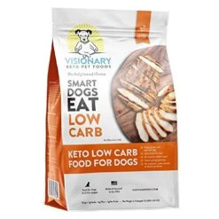 Visionary Pet Foods - Premium Quality Dry Dog Food, Low Carb And Grain Free | High Protein, With Non GMO And Limited Ingredients | Natural Chicken Flavored Kibble, 3.5 Lb Resealable Small Bag