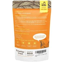 A Better Treat – Freeze Dried Chicken Breast Dog Treats 3 Oz, Free Range, Single Ingredient | Natural Healthy High Value | Gluten Free, Grain Free, High Protein, Diabetic Friendly | Made In The USA -Zoomie Shop 51WCPR40gnL