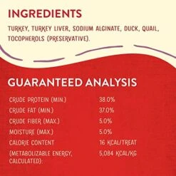 Stella & Chewy’s Freeze-Dried Raw Wild Weenies Dog Treats – All-Natural, Protein Rich, Grain Free Dog & Puppy Treat – Great For Training & Rewarding – Game Bird Recipe – 3.25 Oz Bag 7 Stella & Chewy’s Freeze-Dried Raw Wild Weenies Dog Treats – All-Natural, Protein Rich, Grain Free Dog & Puppy Treat – Great For Training & Rewarding – Game Bird Recipe – 3.25 Oz Bag -Zoomie Shop 51WNdyOaGXL