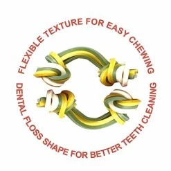 LuvChew Rawhide Free Triple Dental Floss Dog Treats 15 Pcs/Bag -Zoomie Shop 51WOkIFF1HL