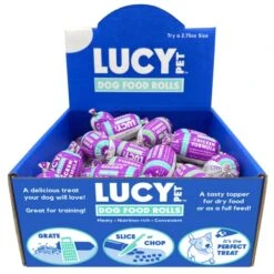 Lucy Pet Products Chicken Formula Dog Food Rolls, 2.75oz/36 Count Box (100600072) -Zoomie Shop 51WYyruENTL
