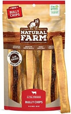 Natural Farm Odor Free Bully Sticks Ring Shaped (3-4 Inch, 10 Pack) - 100% Beef Chews For More Engagement & Fun, Grass-Fed, Non-GMO, Fully Digestible - Best For Small & Medium Chewers -Zoomie Shop 51X7AFan5L. AC