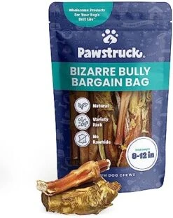 Pawstruck Bizarre Assorted Natural Dog Treats, Pet Food, Long Lasting Chews For All Breeds, Beef Flavor, Animal Ears, Bones & Jerkies, Rawhide Alternative For Aggressive Chewersy, Bargain Bag - 1 Lb -Zoomie Shop 51X7yqPAL. AC