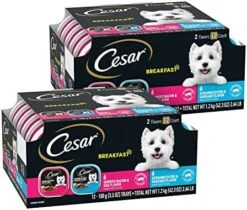 CESAR Wet Dog Food Classic Loaf In Sauce Beef Recipe, Filet Mignon, Grilled Chicken And Porterhouse Steak Variety Pack, (24) 3.5 Oz. Easy Peel Trays -Zoomie Shop 51XAbh8qkTL. AC