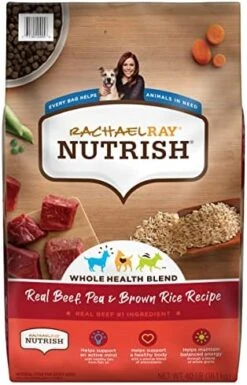 Rachael Ray Nutrish Premium Natural Dry Dog Food, Real Beef, Pea, & Brown Rice Recipe, 28 Pound Bag (Packaging May Vary) -Zoomie Shop 51XHC9W6sL. AC