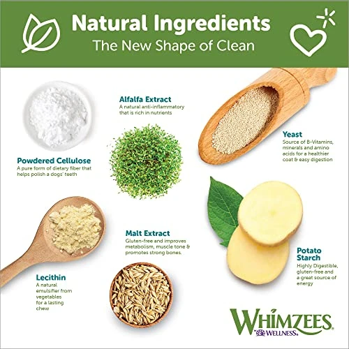 WHIMZEES By Wellness Stix Natural Dental Chews For Dogs, 3X Longer Lasting & Grain-Free, Freshen Breath & Fight Plaque & Tartar, Medium Breed, 14 Count 2 WHIMZEES By Wellness Stix Natural Dental Chews For Dogs, 3X Longer Lasting & Grain-Free, Freshen Breath & Fight Plaque & Tartar, Medium Breed, 14 Count - Image 2