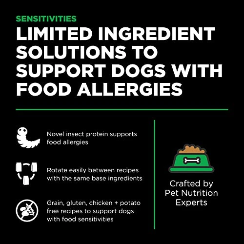 GO! SOLUTIONS SENSITIVITIES – Insect Recipe – Limited Ingredient Dog Food, 22 Lb – Grain Free Dog Food For All Life Stages 1 GO! SOLUTIONS SENSITIVITIES – Insect Recipe – Limited Ingredient Dog Food, 22 Lb – Grain Free Dog Food For All Life Stages