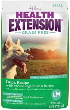 Health Extension Dry Dog Food, Natural Food With Added Vitamins & Minerals, Suitable For All Puppies, Grain Free, Salmon Recipe With Whole Vegetable & Berries (10 Pound) -Zoomie Shop 51Y7OKanL. AC 3