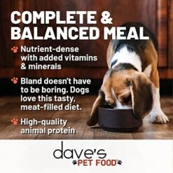 Dave's Pet Food Chicken And Rice Delicate Canned Dog Food, Restricted Bland Diet Wet Dog Food For Sensitive Stomachs, 13.2oz Cans, (Pack Of 12), Made In The USA -Zoomie Shop 51YVMCubIpL 1