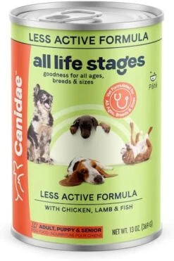 CANIDAE All Life Stages Platinum Less Active Dog Wet Food Chicken, Lamb & Fish Formula, 13 Oz (Pack Of 12) -Zoomie Shop 51Ya3RttU4L. AC