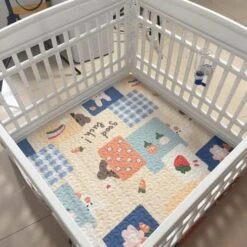 36" Wide Hexagonal Dog Pen Urine Pad Dog Urine Pad Puppy Pad, [PLAYPEN Not Included!] Reusable Whelping Playpen Crate Reusable Washable Pet Mattress Pads Pet Training Pads For Playpen, Crate, Kennel -Zoomie Shop 51YzurzfWHL. AC