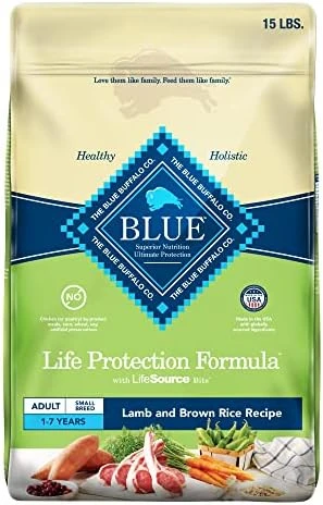 Blue Buffalo Small Breed Dog Food, Life Protection Formula, Natural Chicken & Brown Rice Flavor, Adult Dry Dog Food, 15 Lb Bag 9 Blue Buffalo Small Breed Dog Food, Life Protection Formula, Natural Chicken & Brown Rice Flavor, Adult Dry Dog Food, 15 Lb Bag - Image 9