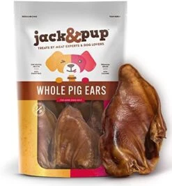 Jack&Pup Whole Pig Ears For Dogs - Extra Thick Large Pigs Ears - Premium Dog Pig Ear Treats - Natural Dog Pork Chews; Excellent Rawhide Alternative (10 Pack) 13 Jack&Pup Whole Pig Ears For Dogs - Extra Thick Large Pigs Ears - Premium Dog Pig Ear Treats - Natural Dog Pork Chews; Excellent Rawhide Alternative (10 Pack) -Zoomie Shop 51ZVF84v8pL. AC