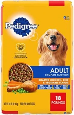 Pedigree Complete Nutrition Adult Dry Dog Food Roasted Chicken, Rice & Vegetable Flavor Dog Kibble, 18 Lb. Bag 28 Pedigree Complete Nutrition Adult Dry Dog Food Roasted Chicken, Rice & Vegetable Flavor Dog Kibble, 18 Lb. Bag -Zoomie Shop 51ZaK9fVmUL. AC
