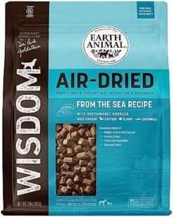 EARTH ANIMAL Wisdom Air Dried Dog Food | Turkey Recipe Premium Natural Dog Food | All Breeds & Ages | Made In The USA | 2 Pound Bag -Zoomie Shop 51ZbUASJwL. AC
