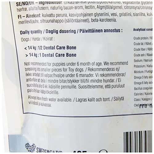 ProDen PlaqueOff System Dental Care Bones - Dog Teeth Cleaning Bones For Oral Hygiene - Supports Fresh Breath & Healthy Mouth For Dogs - Medium/Large Canine Formula - Bacon Flavor - 17 Oz 3 ProDen PlaqueOff System Dental Care Bones - Dog Teeth Cleaning Bones For Oral Hygiene - Supports Fresh Breath & Healthy Mouth For Dogs - Medium/Large Canine Formula - Bacon Flavor - 17 Oz - Image 3