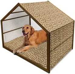 Lunarable Pumpkin Wooden Dog House, Colorful Fruits Of The Autumn Halloween Vegetarian And Vegan Food Options, Outdoor & Indoor Portable Dog Kennel With Pillow And Cover, X-Large, Orange Green 19 Lunarable Pumpkin Wooden Dog House, Colorful Fruits Of The Autumn Halloween Vegetarian And Vegan Food Options, Outdoor & Indoor Portable Dog Kennel With Pillow And Cover, X-Large, Orange Green -Zoomie Shop 51ZdvoPVPoL. AC