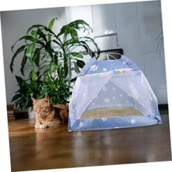 Pet Tent Small Animal Playpen Tent For Outdoor Indoor Tent For Dog Folding Tent Cat Bed House Dog Cozy Cave Pet Supplies Pet House Cat Nest Puppy Glass Fiber Food -Zoomie Shop 51aBQuB1udL