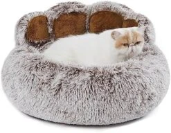Jiupety Dog Bed With Standing Paws | Upgraded Soothing Paw Dog Bed | Cozy Comfy Small Dog Bed | Creative Dog Donut Bed With Bear Paws | Pink L Size 26”X26”X8” | Pet Paw Dog Bed For Small Dogs -Zoomie Shop 51aMZvUTKL. AC