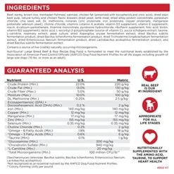 NutriSource Dry Dog Food For Large Breeds, Beef And Rice, 26LB 7 NutriSource Dry Dog Food For Large Breeds, Beef And Rice, 26LB -Zoomie Shop 51aWhnRLIkL