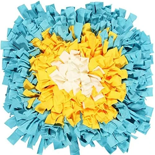 FVOWOH Pet Feeding Mat Pad Dog Toys Washable Round Piecing Pet Dog Toys Training Pet Bed/Mat Reusable Chucks For Bed For Adults(l1-Yellow) 6 FVOWOH Pet Feeding Mat Pad Dog Toys Washable Round Piecing Pet Dog Toys Training Pet Bed/Mat Reusable Chucks For Bed For Adults(l1-Yellow) - Image 6