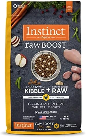 Instinct Raw Boost Grain Free Recipe With Real Chicken Natural Dry Dog Food, 10 Lb. Bag 6 Instinct Raw Boost Grain Free Recipe With Real Chicken Natural Dry Dog Food, 10 Lb. Bag - Image 6