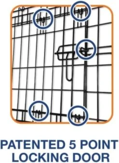 Precision Pet Products Two Door Great Crate Wire Dog Crate, 42 Inch, For Pets 70-90 Lbs 14 Precision Pet Products Two Door Great Crate Wire Dog Crate, 42 Inch, For Pets 70-90 Lbs -Zoomie Shop 51auEOmMU1L
