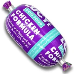 Lucy Pet Products Chicken Formula Dog Food Rolls, 2.75oz/36 Count Box (100600072)