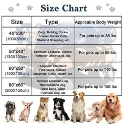 AHOOCUSTOM Dog Blanket, Soft Fleece Dog Blankets For Small Medium Dogs, Fluffy Flannel Pet Cat Puppy Blanket Mat Cover For Bed Couch, Cute Paw Print Throw Blanket For Dogs, Brown 40"X30" -Zoomie Shop 51bmKWphCML