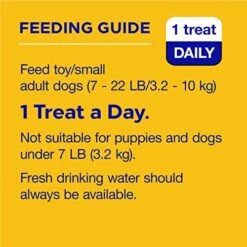 PEDIGREE DENTASTIX Toy/Small Dog Dental Treats Original Flavor Dental Bones, 1.11 Lb. Pack (84 Treats) 15 PEDIGREE DENTASTIX Toy/Small Dog Dental Treats Original Flavor Dental Bones, 1.11 Lb. Pack (84 Treats) -Zoomie Shop 51bsqY6plJL