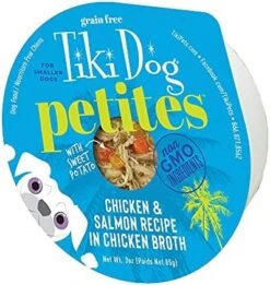 Tiki Dog Aloha Petites Wet Dog Food, Variety Pack 3 Oz. Cups 10 Count -Zoomie Shop 51d7qm1MPyL. AC