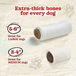 Natural Farm Sweet Potato Filled Bones (3-4 Inch, 6 Pack), Limited Ingredient, Natural Stuffed Dental Dog Bone Treats For Dogs, Made With Real Beef & Sweet Potato -Zoomie Shop 51dGbkiqNeL