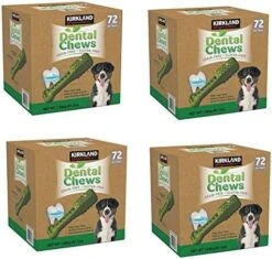 Kirkland Signature Dental Chews 72 Dog Treats -Zoomie Shop 51dRSokwNzL. AC
