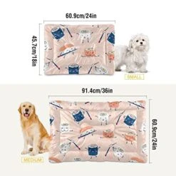 Cartoon Food Sushi Sashimi Dog Bed Mat Soft Crate Pad Washable Anti-Slip Mattress For 36 X 24 In Dogs And Cats Kennel Pad 8 Cartoon Food Sushi Sashimi Dog Bed Mat Soft Crate Pad Washable Anti-Slip Mattress For 36 X 24 In Dogs And Cats Kennel Pad -Zoomie Shop 51did94TOmL