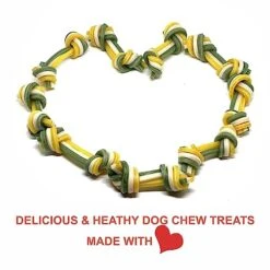 LuvChew Rawhide Free Triple Dental Floss Dog Treats 15 Pcs/Bag -Zoomie Shop 51eGnznAfcL