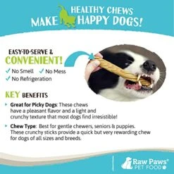 Raw Paws Premium 5" Green Beef Tripe Twists For Dogs, 5-Pack - Packed In USA - Grass-Fed, Free-Range Green Tripe Sticks For Dogs - Odor-Free, Crunchy Tripe Dog Treats - All-Natural Tripe Sticks Chews -Zoomie Shop 51fAig85k1L