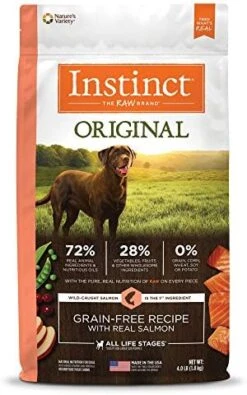 Instinct Original Grain Free Recipe With Real Chicken Natural Dry Dog Food, 4 Lb. Bag 16 Instinct Original Grain Free Recipe With Real Chicken Natural Dry Dog Food, 4 Lb. Bag -Zoomie Shop 51fQ3hSMB5L. AC
