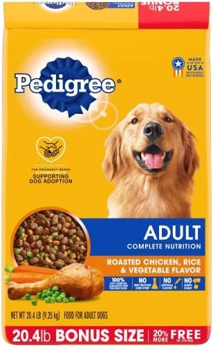 Pedigree Complete Nutrition Adult Dry Dog Food Roasted Chicken, Rice & Vegetable Flavor Dog Kibble, 18 Lb. Bag 12 Pedigree Complete Nutrition Adult Dry Dog Food Roasted Chicken, Rice & Vegetable Flavor Dog Kibble, 18 Lb. Bag - Image 12