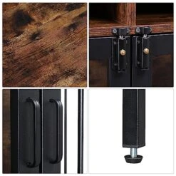 Dog Crate For Large Dogs, Black Furniture Dog Crate, Large Dog Kennel Indoor, Heavy Duty Wood Dog Cage Table With Drawers Storage, Sturdy Metal, Inner Size: 38.6" L X 23.6" W X 31.5" H 10 Dog Crate For Large Dogs, Black Furniture Dog Crate, Large Dog Kennel Indoor, Heavy Duty Wood Dog Cage Table With Drawers Storage, Sturdy Metal, Inner Size: 38.6" L X 23.6" W X 31.5" H -Zoomie Shop 51fYkMWV7XL