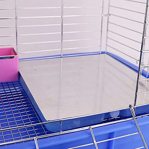 SONGBIRDTH Summer Small Pet Hamster Rabbit Aluminum Alloy Cooling Mat Non-Slip Cage Bed Pad,Breathable Cotton Blend,Removable Easy To Clean Silver L 4 SONGBIRDTH Summer Small Pet Hamster Rabbit Aluminum Alloy Cooling Mat Non-Slip Cage Bed Pad,Breathable Cotton Blend,Removable Easy To Clean Silver L - Image 4