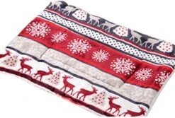 SENERY Bone Fish Deer Design Pattern Pet Blanket Thick Soft Flannel Carpet Cute Cat Dog Puppy Mat -Zoomie Shop 51gNqO00MnL. AC