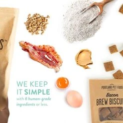 Crafted By Humans Loved By Dogs Portland Pet Food Company Brew Biscuit Dog Treats (3 X 5 Oz Bags Variety Pack) – Mixed Flavors –All Natural, Human-Grade, USA-Sourced And Made -Zoomie Shop 51gPOpgbYtL