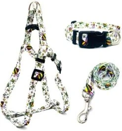 Large Dog Harness And Leash Set With Collar, No Pull Dog Harness No Escape Chew Proof Durable Dog Leash Personalized Adjustable Buckle Dog Collar With Pizza Food Pattern 28 Large Dog Harness And Leash Set With Collar, No Pull Dog Harness No Escape Chew Proof Durable Dog Leash Personalized Adjustable Buckle Dog Collar With Pizza Food Pattern -Zoomie Shop 51gwyGObXGS. AC