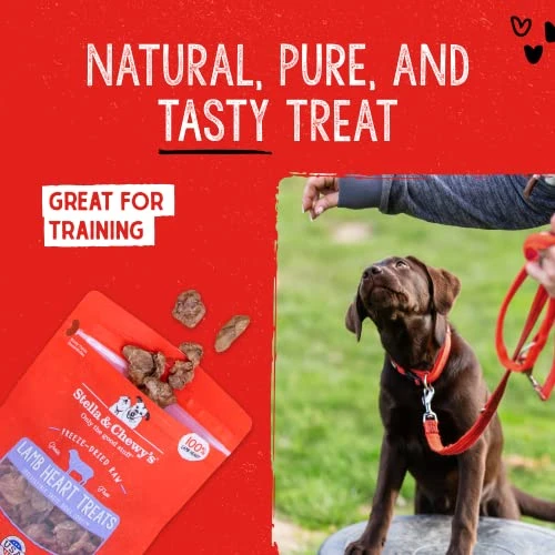 Stella & Chewy's Freeze-Dried Raw Single Ingredient Lamb Heart Treats, 3 Oz. Bag 2 Stella & Chewy's Freeze-Dried Raw Single Ingredient Lamb Heart Treats, 3 Oz. Bag - Image 2