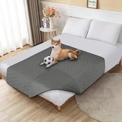 Furrybaby Waterproof Dog Bed Cover For Dog Beds & Furniture Machine Washable Waterproof Dog Blanket Anti Slip Couch Protector For Dogs Cats And Other Pets (Creamy-White, 82x102inch) -Zoomie Shop 51hQRWdTpFL. AC