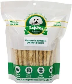 Lucky Premium Treats Chicken Basted Rawhide – All-Natural Rawhide And Beef Dog Treats For Small Dogs, Gluten Free Premium Small Dog Treats (15 Chews) 25 Lucky Premium Treats Chicken Basted Rawhide – All-Natural Rawhide And Beef Dog Treats For Small Dogs, Gluten Free Premium Small Dog Treats (15 Chews) -Zoomie Shop 51hV WJDNYL. AC