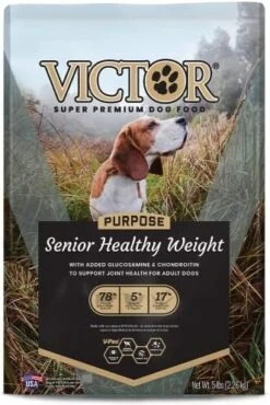 Victor Super Premium Dog Food – Purpose - Senior Healthy Weight – Gluten Free Weight Management Dry Dog Food For Senior Dogs With Glucosamine And Chondroitin, For Hip And Joint Health, 40lbs -Zoomie Shop 51iWzXTglOL. AC