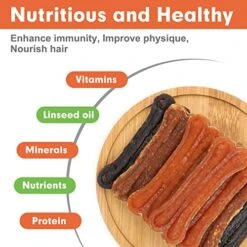 MON2SUN Triple Flavor Dog Treats (Chicken Liver, Duck, Chicken) 2.7" Rawhide Free Dog Snacks For Puppy And Small Dogs, Soft Training Treats For Balanced Nutrition 10.58 Oz -Zoomie Shop 51imfrNVkhL