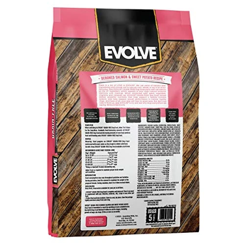 Evolve Grain Free Deboned Salmon And Sweet Potato Recipe Dog Food, 12lb 2 Evolve Grain Free Deboned Salmon And Sweet Potato Recipe Dog Food, 12lb - Image 2
